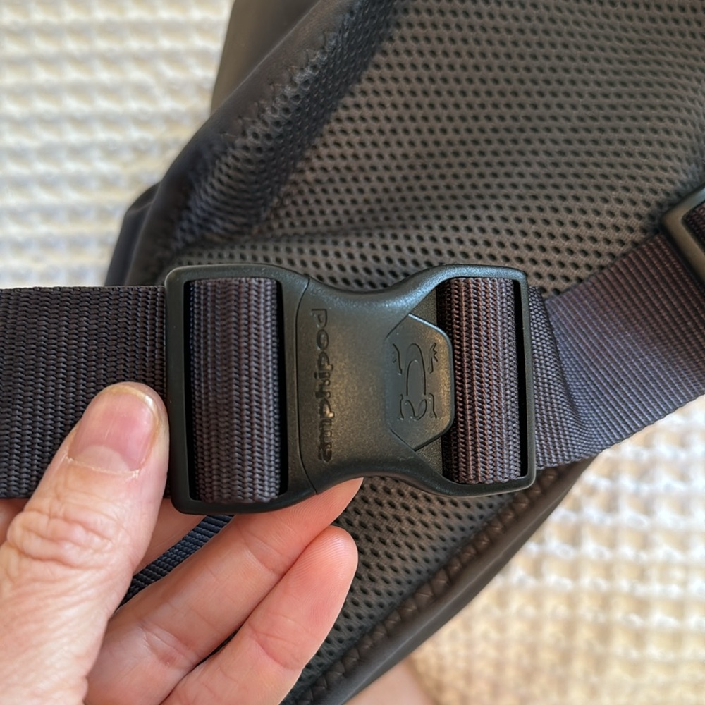 AMPHIPOD Running Belt Bottle Waist Pack with Jett Lock Grey Cyan Turquoise - Picture 5 of 6